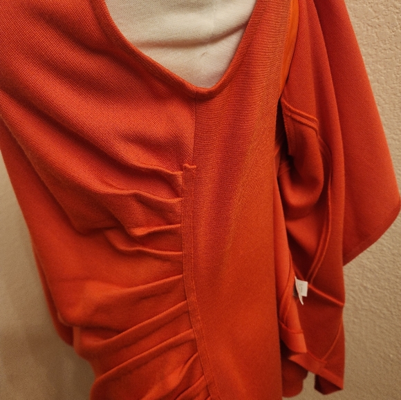 NWT St John Couture Coral Colored Dress and Jacket - Picture 9 of 11